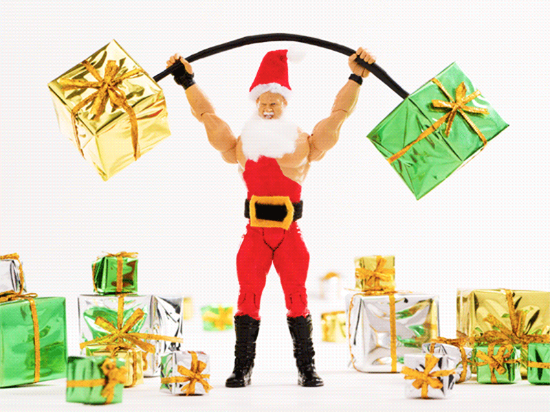 Christmas Kane christmas holiday santa wrestler