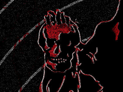 Afterlife Obsession Detail album cover illustration metal skull texture