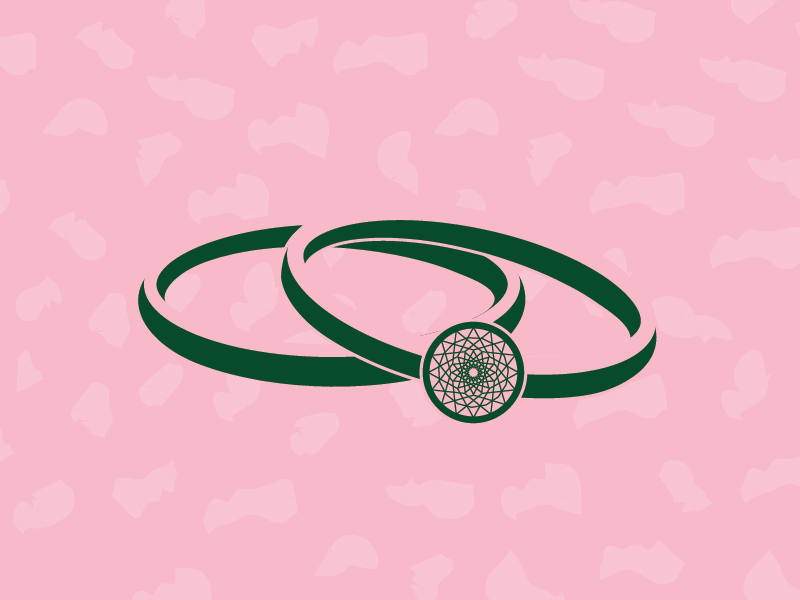 Rings invitation savethedate wedding illustraion jewelry rings