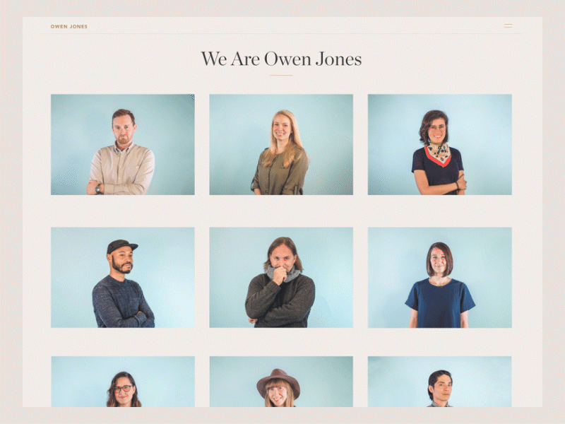 Who Is Owen Jones Pt. 3 grid owen jones portfolio portland typography web design website