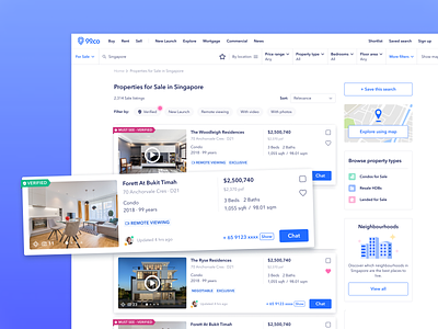 Real estate 🏡 Search results page