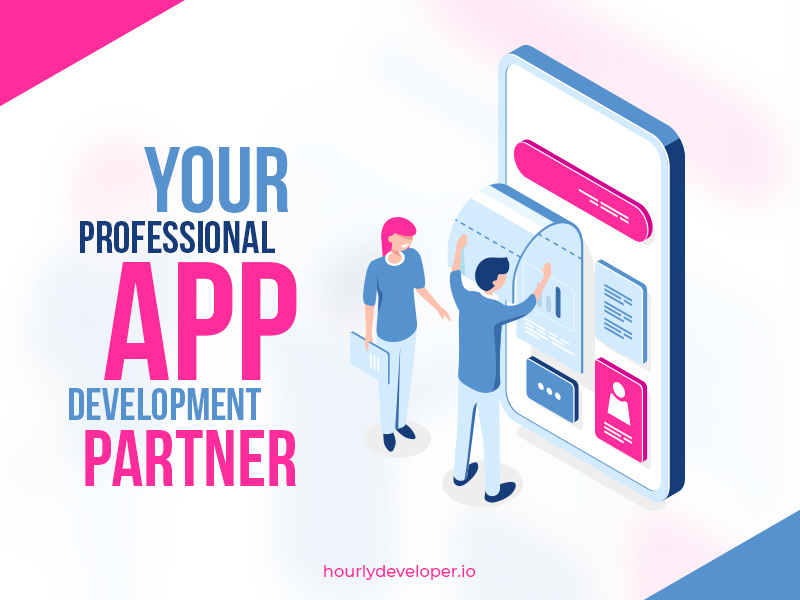 Hire Professional App Development Partner ui illustration graphic design graphic design creative branding application android