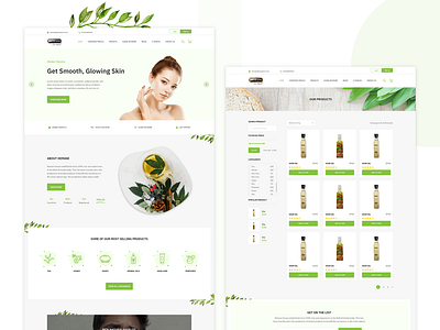 Herbal Products Website