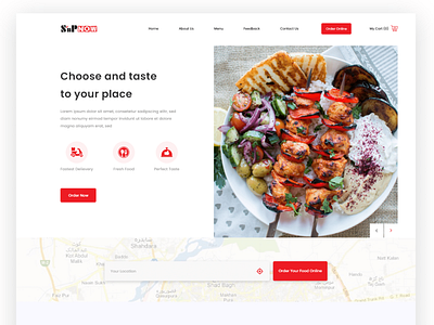 Cloud Kitchen Website Design