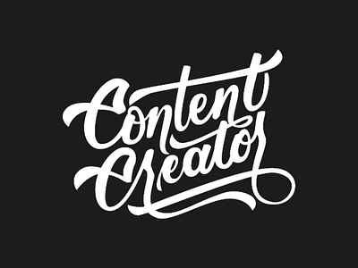 Content Creator By Iqbal Rahmatullah Lettering Artist On Dribbble