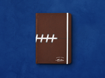 Ambar Field Notes (2/3) american football ball dribble football graphic design illustration notebook sports stationary