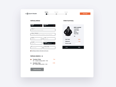 Checkout page checkout form checkout page checkout process desktop form payment shop store uiux webdesing wizard