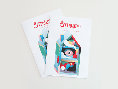Cover illustration for Errratum Magazine color cover cover artwork errratum eye graphicdesign house illustration magazine paint photoshop print