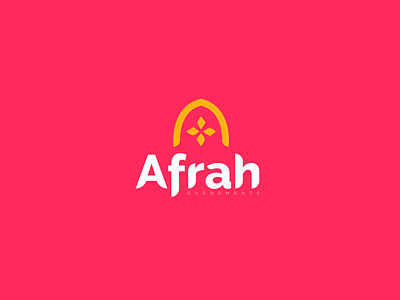 Afrah wedding logo