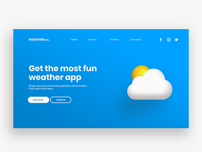 Landing Page - WeatherNow