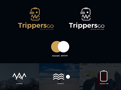 trippersgo 2x branding design flat illustraion illustration lanscape logo logotype trip typography ui vector