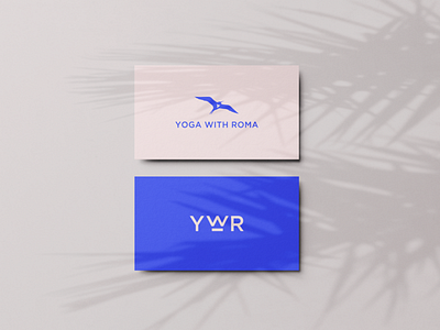 Yoga with Roma. Logo design art branding buisness card design flat illustration illustrator logo minimal vector
