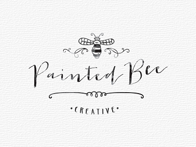 Painted Bee Logo Update branding logo
