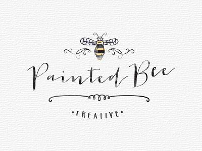 Painted Bee Creative Logo - Color Version branding logo