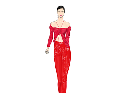 David koma collection cat walk david koma designer digital art fashion fashion art fashion brand fashion design illustration illustrator sketch sketchapp sketchbook sketchbook pro