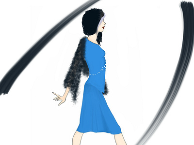 carefree digital digital art fashion art fashion design illustration illustrator