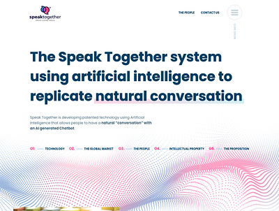 Speaktogether adobe xd bootstrap design frontend ui ux web design wordpress