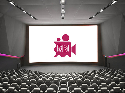 B M Cinimas b m branding calicut camera cinima design filim flat illustration kakkattil logo minimal movie multiplex multiplex branding projector theatre branding vadakara vector vveq