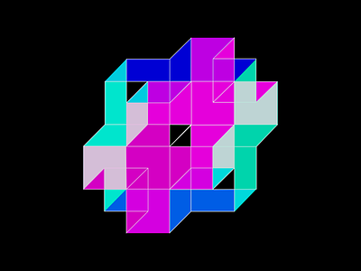 X 2d 3d cross figma geometric geometry illustration media plus x