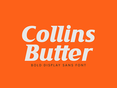 Collins Butter advertisements branding caligraphy font font design handlettering logos product design product packaging social media posts typography