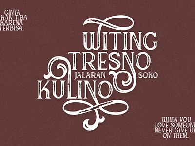 Preview Canting Font