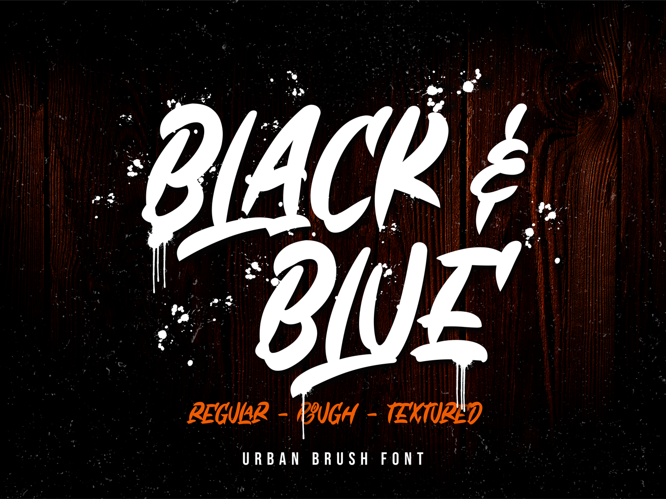 Download Free Black Blue Free Font By Ibnu Utomo On Dribbble Fonts Typography