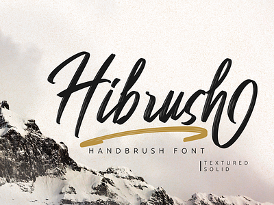 Hibrush - Handbrush Font (FREE FONT)