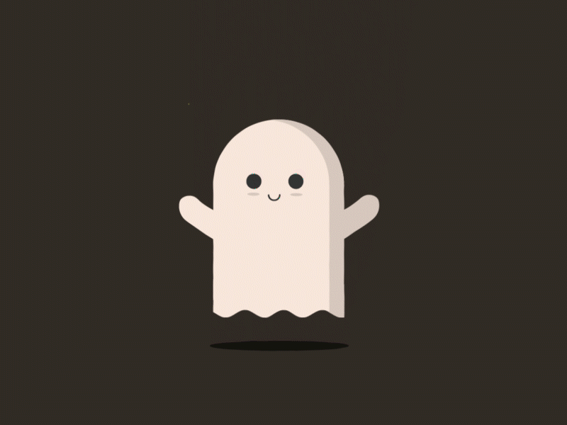 Ghost animation branding design ghost icon illustration logo minimal vector