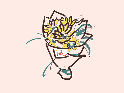 Sunflower 2019 design drawing flower illustration