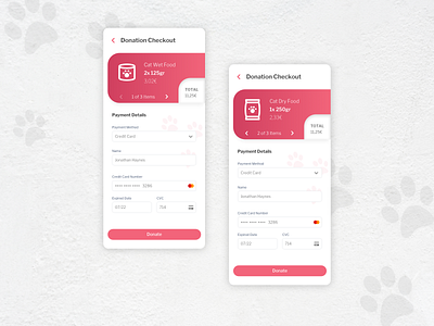 Donation Checkout | Daily UI Challenge 002