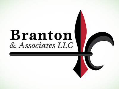 Branton & Associates logo branding legal logo louisiana