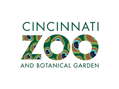 Cincinnati Zoo and Botanical Garden Logo Redesign (project) animal print botanical garden cincinnati cincinnati zoo logo redesign vector zoo