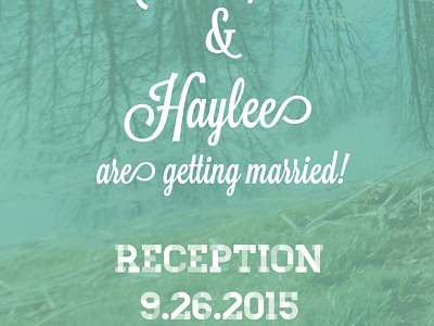 Save the Date - Haylee and Christopher