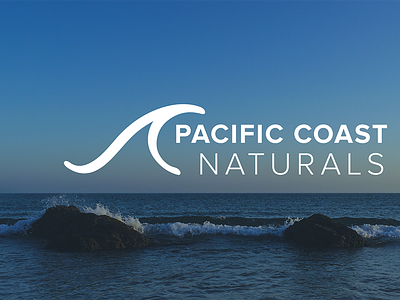 Identity design for Pacific Coast Naturals branding identity logo natural