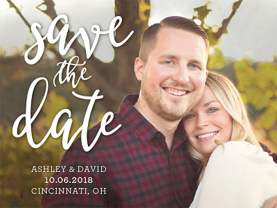 Ashley & David Save The Date