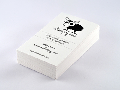 Sheepy Me business card by Osvaldas Valutis on Dribbble