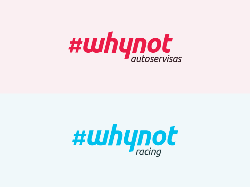 #whynot logo branding hashtag identity kerning lettering logo typography whynot wordmark