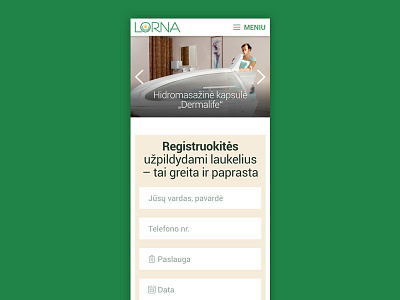 Lorna responsive website