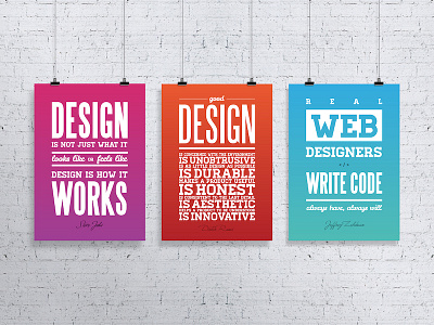 Design quote posters