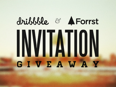 Dribbble & Forrst Invitation Giveaway