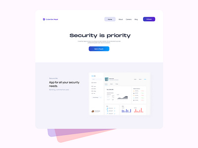 Security Company Landing Page