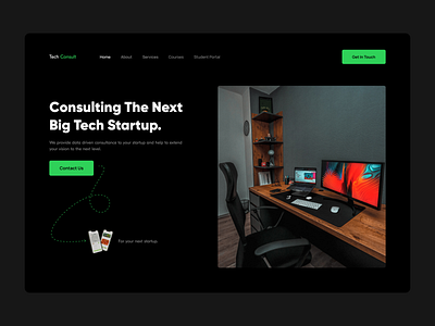 Tech Consultancy Landing Page