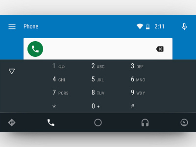 Dialer App For Android Auto By Van Mendoza On Dribbble