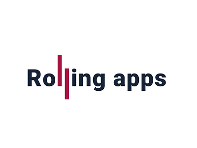 Logo for Rolling apps branding concept creative design logo ui ux vector web