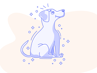 Dog illustration design dog illustration pastel colours pet puppy web design web illustration