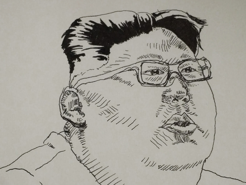 Kim Jong Un Sketch  during Dungeons and Dragons by Joshua 