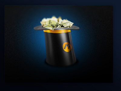 Money hat icon