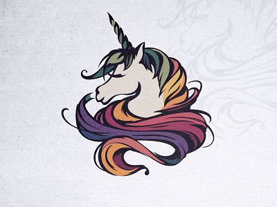 Unicorn Logo animal branding colorful dream fairytale horse icon illustration logo mane mythical pony rainbow unicorn vector