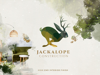 Jackalope Construction Logo