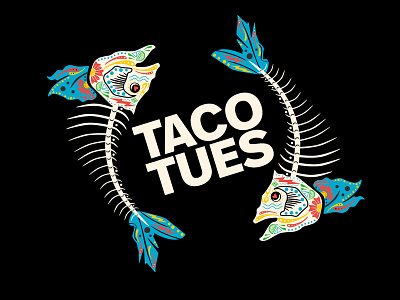 Taco Tues T-shirt Concept design illustration tacos toronto tshirt design